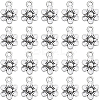 100Pcs Tibetan Style Alloy Charms FIND-SC0010-75B-1