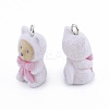 Opaque Resin Pendants RESI-G047-24-2