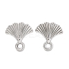 Non-Tarnish 304 Stainless Steel Studs Earring Findings EJEW-H013-15P-1