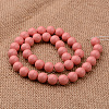 Polished Round Grade A Shell Pearl Bead Strands BSHE-M027-8mm-20-2