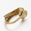 Ion Plating(IP) 304 Stainless Steel Clip-on Earring Findings LS-STAS-G130-20G-1