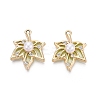 Alloy with ABS Imitation Pearl & Crystal Rhinestone & Acrylic Pendants PALLOY-Q466-04G-02-1