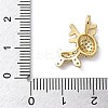 Brass Micro Pave Cubic Zirconia Pendants LS-KK-C140-02G-3