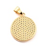 Brass Enamel Pendants KK-P209-02G-RS-5