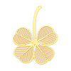 Brass Filigree Big Pendants KKC-T003-28G-1