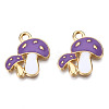 Autumn Theme Alloy Enamel Pendants X-ENAM-T009-46B-RS-2
