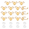 DIY Oval Cuff Ring Kits DIY-UN0008-14G-1