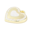 Rack Plating Alloy Enamel Charms PALLOY-F018-13G-02-2