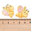 Transparent & Opaque Resin Pendants RESI-P048-02D-P-3