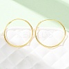 925 Sterling Silver Huggie Hoop Earrings EJEW-C179-05D-G-3