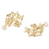 Natural Pearl Dangle Earrings EJEW-L286-08G-2