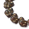 Painted Glass Beads Strands GLAA-Z021-11H-3