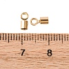 Ion Plating(IP) 304 Stainless Steel Fold Over Crimp Cord Ends STAS-P434-05B-G-3