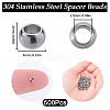 304 Stainless Steel Spacer Beads STAS-SC0006-87A-2