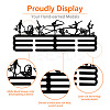 Fashion Iron Medal Hanger Holder Display Wall Rack ODIS-WH0021-269-5