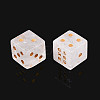 Natural Quartz Crystal Carved Cube Dice T144-07D-2