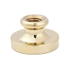 Golden Tone Crown Initial Wax Seal Brass Stamp Heads AJEW-A065-01S-2