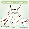 30Pcs 10 Styles Adjustable Waxed Polyester Cord Bracelet Making X1-AJEW-TAC00052-3