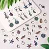 DIY Drop Earring Making Finding Kits DIY-SZ0008-28-4