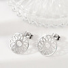 304 Stainless Steel Stud Earrings for Women EJEW-Z089-11P-2