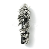Tibetan Style Alloy & Glass Big Pendants FIND-B041-02AS-01-1