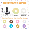 32Pcs 8 Colors ABS Plastic Safety Craft Eye DIY-BBC0002-09B-2