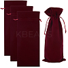 4Pcs Velvet Wine Bottle Packing Pouches ABAG-BBC0001-13B-1