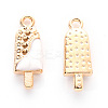 Alloy Enamel Pendants ENAM-R059-05C-RS-2