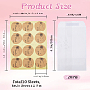 120Pcs Flat Translucent Glassine Waxed Paper Treat Bags Cookie Bags STIC-CP0001-11B-2