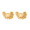 304 Stainless Steel Stud Earrings for Women EJEW-F357-03G-02-2
