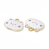 Painted Alloy Pendants PALLOY-P288-02G-07-2
