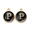 Golden Plated Alloy Charms ENAM-S118-02P-1
