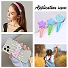 60 Pcs 6 Style Opaque Resin Cabochons CRES-SC0001-84-6