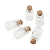 Clear Glass Jar Wishing Bottles Vials with Cork AJEW-JP0001-01-2
