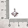 Brass Micro Pave Cubic Zirconia Pendants KK-D356-07E-P-3