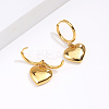 Heart Pendant Stainless Steel Hoop Earrings RM4785-2