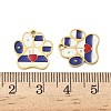 304 Stainless Steel Enamel Pendants X1-STAS-G360-03G-02-3