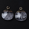 Natural Quartz Crystal Pendants G-Q998-030-2