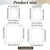16Pcs 4 Styles Rectangle Card Paper Picture Frames DIY-AN0001-27-2