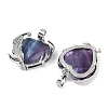 Natural Colorful Fluorite Pendants G-Q025-01P-03-3
