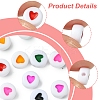 320Pcs 8 Colors Opaque Acrylic Beads FIND-FS0002-84-2