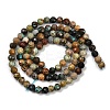 Natural HuBei Turquoise Beads Strands G-L628-B02-4mm-02-3