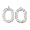 Non-Tarnish 304 Stainless Steel Pendants STAS-B031-19P-2