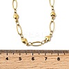 304 Stainless Steel Heart Link Chain Necklaces for Women NJEW-A046-02B-G-5