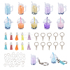 DIY Imitation Bubble Tea Charm Keychain Making Kit DIY-FH0005-20-1