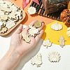 Thanksgiving Day Unfinished Blank Wooden Slices for Painting Arts WOOD-CJC0005-61B-1-4