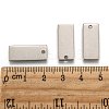 Tarnish Resistant 304 Stainless Steel Stamping Blank Tag Pendants STAS-S028-05-3