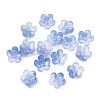 Dyed & Heated Glass Bead Caps GLAA-C042-01C-1