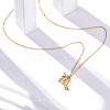 925 Sterling Silver Colorful Cubic Zirconia Constellation Pendant Cable Chain Necklaces for Women STER-R009-01G-07-2