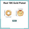 60Pcs Brass Spacer Beads KK-ME0003-78-2